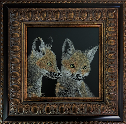 Click to view detail for Looking For Mischief 8x8 $320